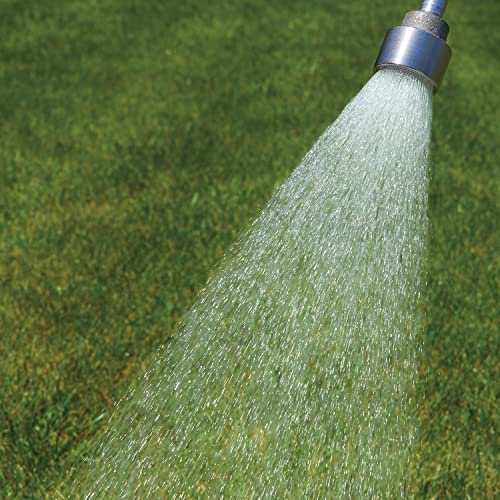 18-inch Soft Rain Watering Wand with Shut Off Valve, Lightweight and Durable Metal Gentle Watering Wand Perfect for Hanging Baskets, Planters, Garden, Shrubs and Seedbed - color: 2000 Holes per Inch