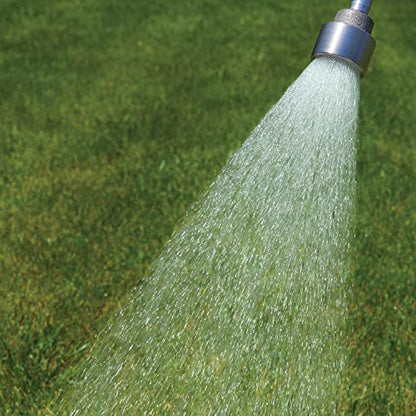 18-inch Soft Rain Watering Wand with Shut Off Valve, Lightweight and Durable Metal Gentle Watering Wand Perfect for Hanging Baskets, Planters, Garden, Shrubs and Seedbed - color: 2000 Holes per Inch