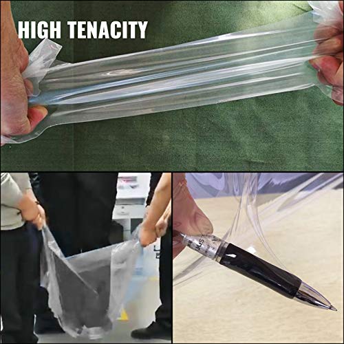 VEVOR Greenhouse Plastic Sheeting 12 x 25 ft, 6 Mil Thickness UV Resistant Clear Polyethylene Film, Hoop Green House Cover for Farms, Agriculture, Garden - size: 12 x 25 ft
