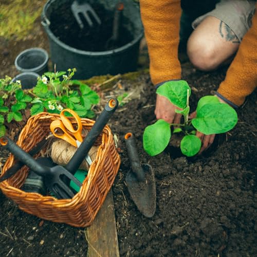 Fiskars Eco Trowel with Curved Spade, Ergonomic Garden Hand Tool - style: Eco Trowel