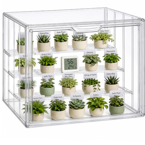 Pawfly Mini Greenhouse Indoor Greenhouse Clear Portable Small Greenhouse