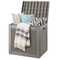 31 Gallon Outdoor Storage Box Waterproof Deck Box Patio Storage - color: Gray, style: 31Gallon-style1