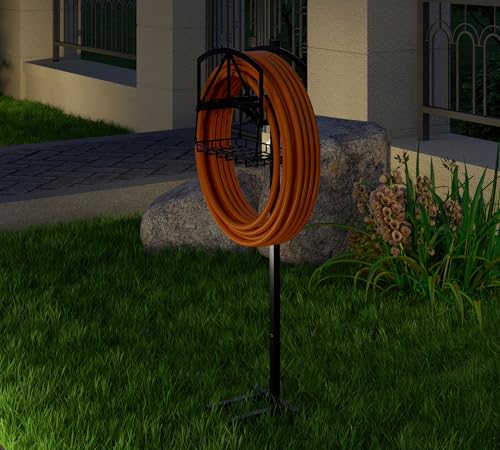 Fire Beauty Stainless Steel Garden Hose Holder for Yard Lawn Storage - style: Bridge Design