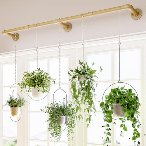 Bamworld Plant Hanger Indoor Hanging Planters for Indoor Plants Hanging - color: Gold