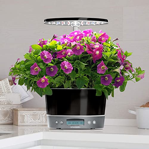 AeroGarden Harvest Elite 360, Platinum Stainless - color: Platinum
