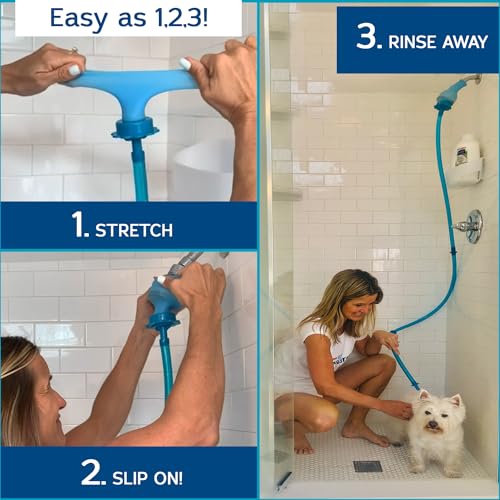Rinseroo Shower Cleaning Thing Slip-On Handheld Hose Attachment