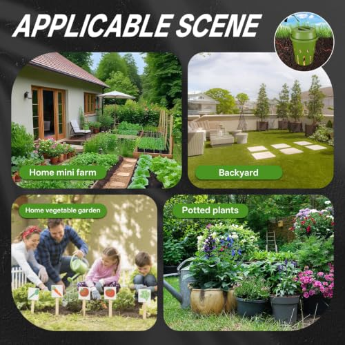 2-Pack Mini Inground Worm Composter, Underground Worm Farm with Aeration & Animal-Proof Lid, Organic Vermicomposting Container for Garden, Raised Beds & Yard, Easy for Beginners, Green - size: 2-pack