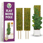 DUSPRO 2 Pack 22" Flat Mesh Moss Poles, Pre-Made & Easy to Set Up - color: Flat Moss Pole