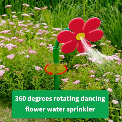 Crazy Daisy Sprinkler 360° Rotating Flower Sprinkler for Dogs