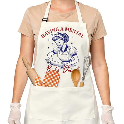 Sourdough Apron Gifts for Bakers, Adjustable Apron, Gifts for Bread Bakers, Perfect for Baking Cooking - color: Style-6