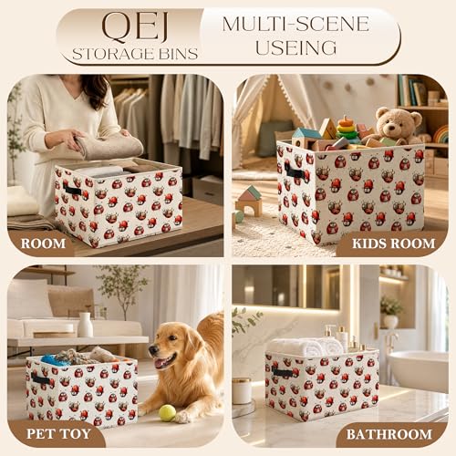 Funny Ladybug Storage Basket Bin - color: Zoon Lady cute