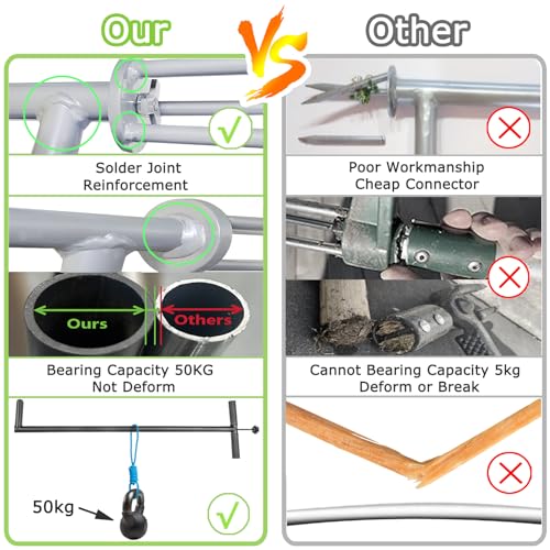 Stand Up Weed Puller Tool, 38 Inch Long Handle 3 Claw Weeder