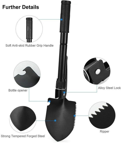 Foldable Shovel Mini Portable Survival Spade Entrenching Tool