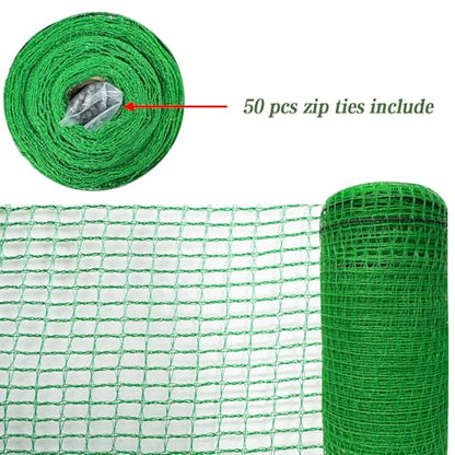 4x30 FT Garden Fence,0.4" Mesh Plastic Fencing Deer Netting Roll - size: 4ft x 30ft