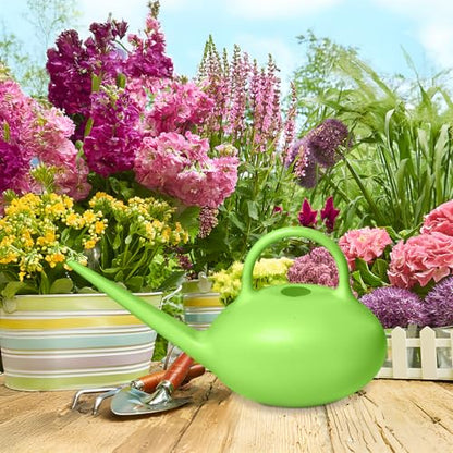 ZXJ Small Plastic Watering Can - 1/4 Gallon - for Home Plant Garden - Green - color: Green