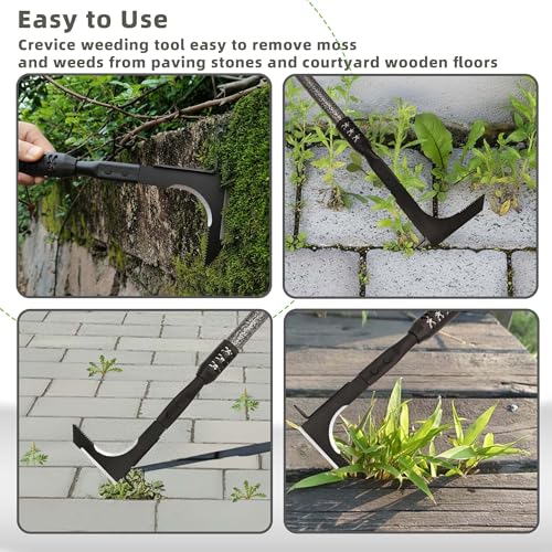 Crack Weeder, Long Handle Crevice Weeding Tool, 48" Weeder Tool
