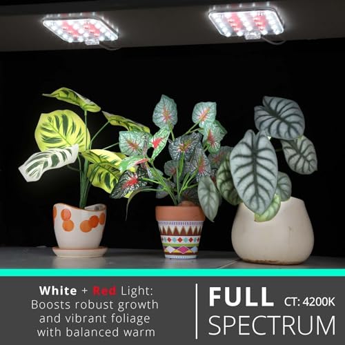 Under Shelf Grow Light, Auto Timer, Dimmable, Full Spectrum, 1-Pack - color: Full Spectrum