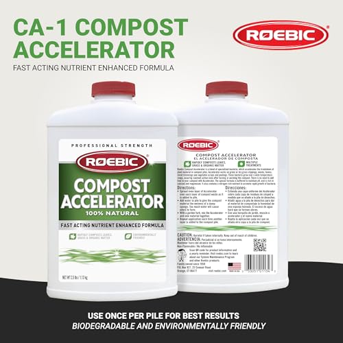 Roebic CA-1 Bacterial Compost Accelerator: 2.5 pounds, for faster composting, 2.5 LBS (Pack of 12) - size: 2.5 LBS (Pack of 12)