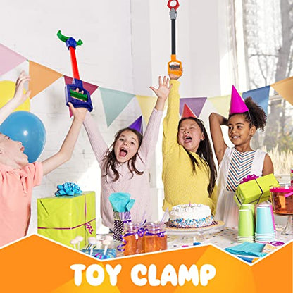 Lewtemi 4 Pcs 18 Inch Interactive Grabber Claw Toy for Kids,Red, Blue, Gray - color: Red, Blue, Gray