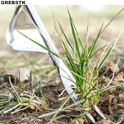 GREBSTK Garden Manual Weeding Tools Stainless Steel Beech Handle Shovel for Weeding, Cultivating, Transplanting, Digging