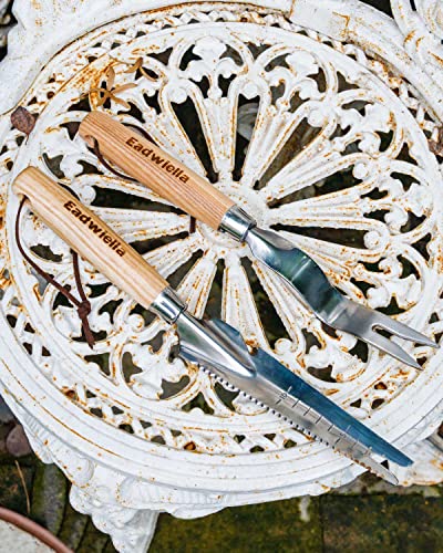 Dandelion & Crack Hand Weeder Puller with Solid Wood Handle - size: Weed Root Puller
