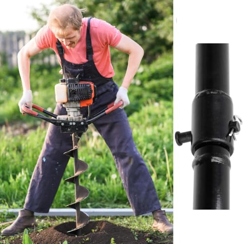 Auger Extension Drill Bit 12" – Shaft Size 3/4" for Hole Digger Replacement
