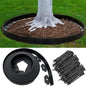 Landscape Edging Border 120FT, 4IN Tall Plastic Garden Edging - color: Black, size: 4IN x 120FT