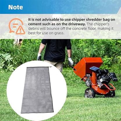 24x48 Inch Universal Wood Chipper Leaf Collection Bag