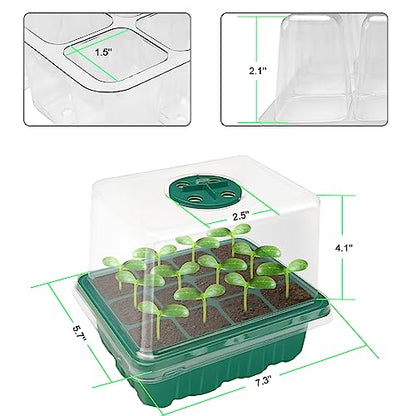 Idealife Seed Starter Tray, Seed Propagation Station with Grow Light,5 Pack - size: 5 Packs