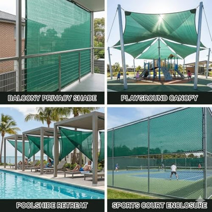 60% Eyelets Shade Cloth Roll 5'10"X100FT Sunblock Shade Mesh Tarp