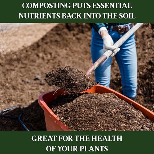 Bamboozle - 1 Gallon Compost Bin, Comes with Hemp-Based Filter, Sustainable Materials, Indoor Countertop Composter, Home & Garden Supplies, Terracotta