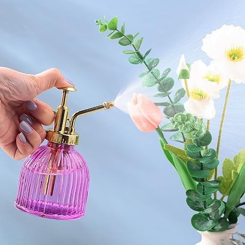 Maxdot 12Pcs Glass Plant Mister Spray Bottle 220ml, Mixed Sprayer - color: Mixed Sprayer