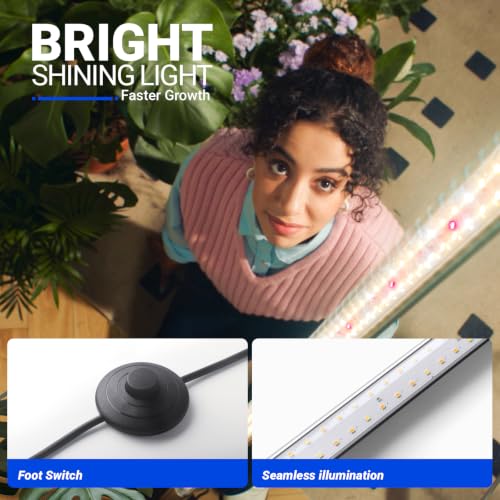 Barrina T10 Vertical Grow Light, 4FT 42W, Full Spectrum, High PPFD - color: GrowForce Spectrum, size: 4 ft Fixed