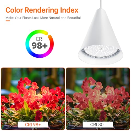 Bstrip Hanging Grow Light for Indoor Plants, 5000K - color: 5000K