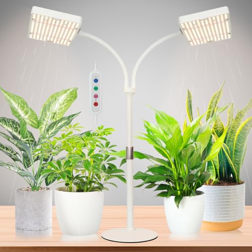 2Head Tabletop Grow Lights for Seed Starting with Timer - size: 2Head-Timer