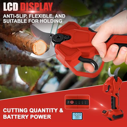 Pruning Shears with Pole for Milwaukee 18V Battery, No Battery