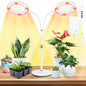 Grow Lights for Indoor Plants Full Spectrum, 2-Head LED Plant Light, White - size: White-23inch
