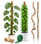 Craft911 Moss Pole Monstera Plant Support, 2 Pack 64" Bendable - size: 2-Pack (64 in)