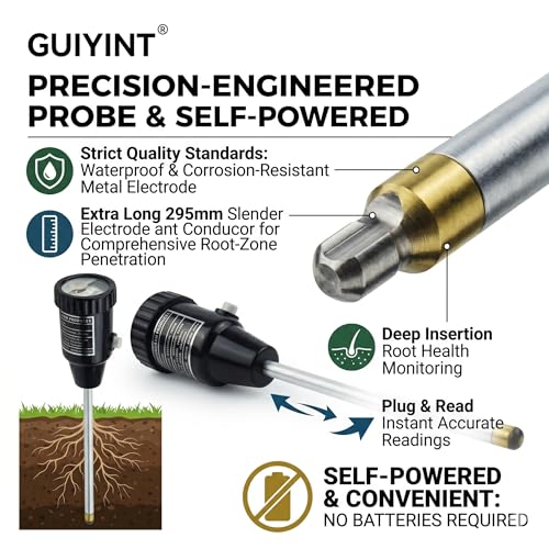 Tool Soil PH Meter Soil Moisture Sensor Meter Gardening Test Kit