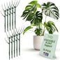 Stackable Monstera Plant Support Stakes, Monstera Dark Green, 10-Pack 17" L - color: Monstera (Dark Green), size: Stackable (10 Pack)