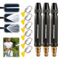3Pcs Home high-Pressure car wash Water Gun with Booster Nozzle, Adjustable Booster high-pressure car washing water nozzle for Outdoor Cleaning, Watering Plants and Car Washing