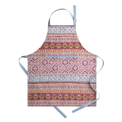 Maison d' Hermine Aprons for women with Pocket 100% Cotton (27.50"x31.50") - color: 050 - Fair Isle