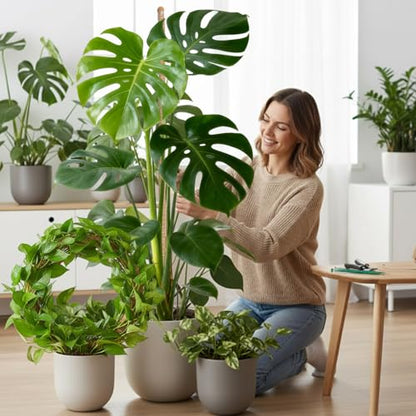 Mcbazel 2 Pack 63 Inch Bendable Moss Pole for Plants Monstera - Extra Tall 5.2ft Coco Coir Plant Support Stakes for Large Indoor Climbing Vines - Flexible Totem Stick Kit with Rope, Wire & Ties - size: 2x160CM/63inch