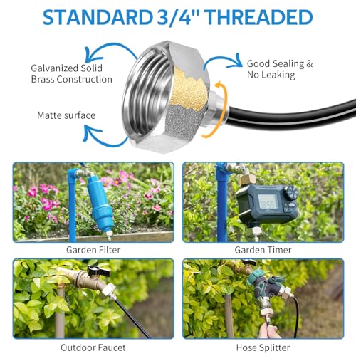 homenote Misting Cooling System, 98FT(30M) Pre-Assembled Mister Kit - size: 98FT / 30M