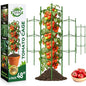 Halatool 4 Pack Tomato Cages for Garden, Up to 48in (4FT) Trellis - color: 4 Pack, size: 48 Inches