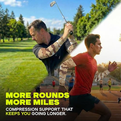 ARMORAY Arm Sleeves for Men UV Protection Cooling SPF 50 Sun Sleeves Sports - color: Sand Camo
