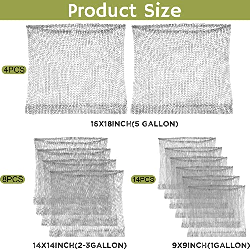 Shimeyao 26 Pcs Root Gopher Protector Baskets,Stainless Steel Wire Mesh