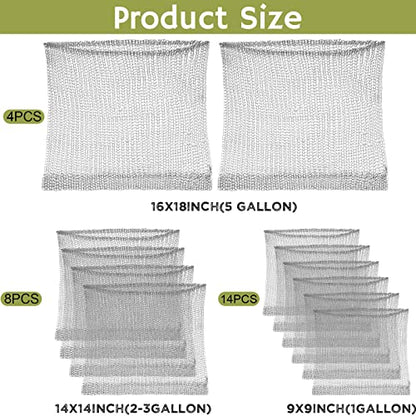 Shimeyao 26 Pcs Root Gopher Protector Baskets,Stainless Steel Wire Mesh