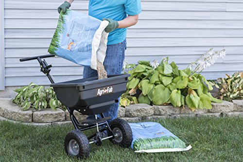 Agri-Fab Inc 45-0532 Pro Push Spreader Spreaer, 85-lb. Capacity, Black