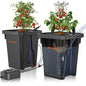 Spider Farmer DWC Hydroponics Growing System Kit 2 Buckets for Indoor Plant - size: 2 Buckets + Top Drip Kit
